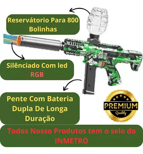 Disparador automático de gel ORBISHOT + Frete grátis + 5 MIL Bolinhas + 2 Brindes incríveis