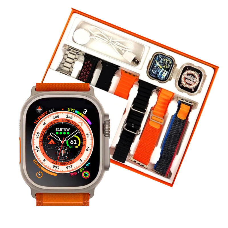 SmartWatch Ultra S9 + 7 Pulseiras + Capa + Pelicula + Brinde da Loja - Oferta Exclusiva