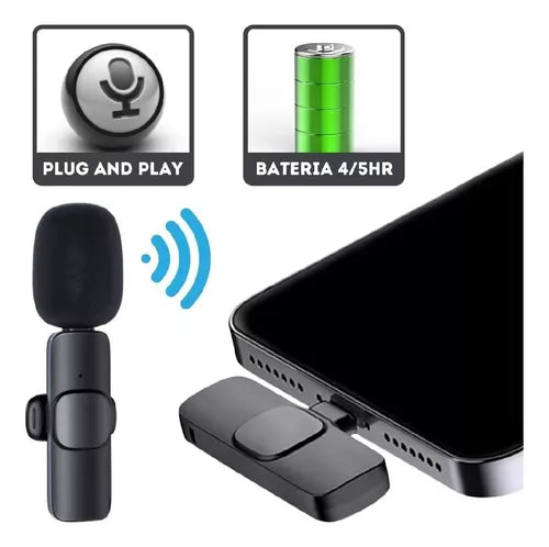 Kit 2 Microfones de Lapela Wireless Onistek