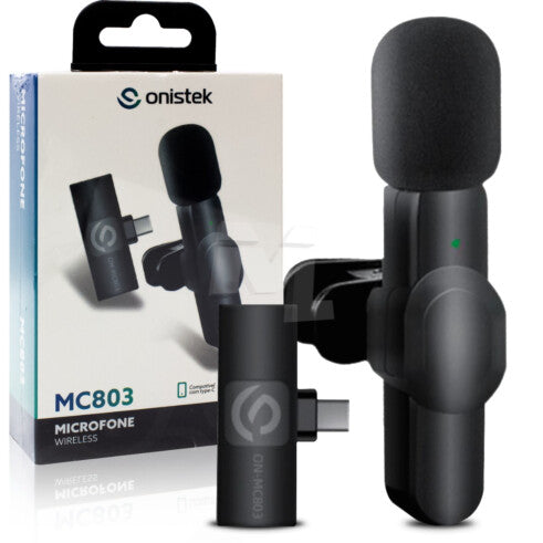 Kit 2 Microfones de Lapela Wireless Onistek