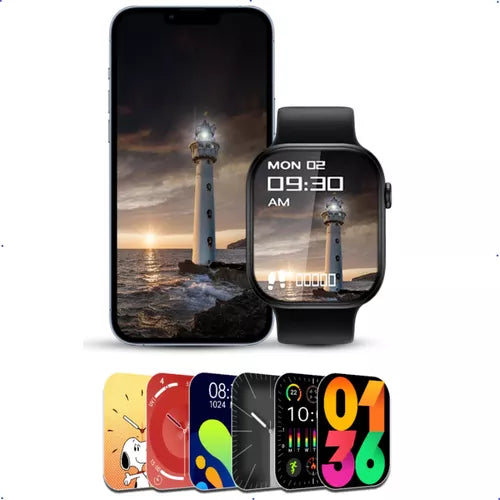 Smartwatch KW39 Max + 7 Pulseiras + Pelicula + Frete grátis