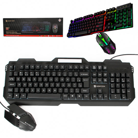 Teclado e Mouse USB New'Ion NTC-001